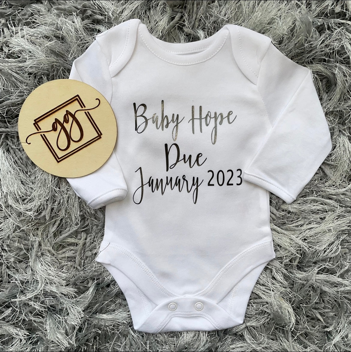 Personalised sales baby announcement