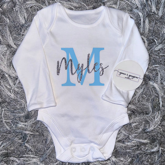 Name & Initial Baby Vest