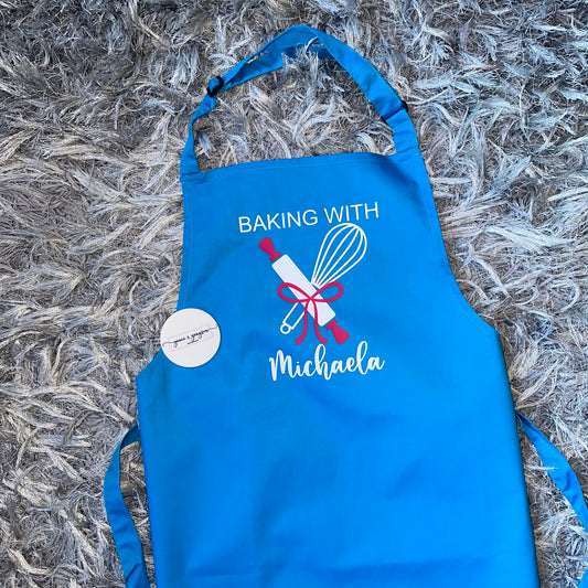 Adults Personalised Baking With Apron