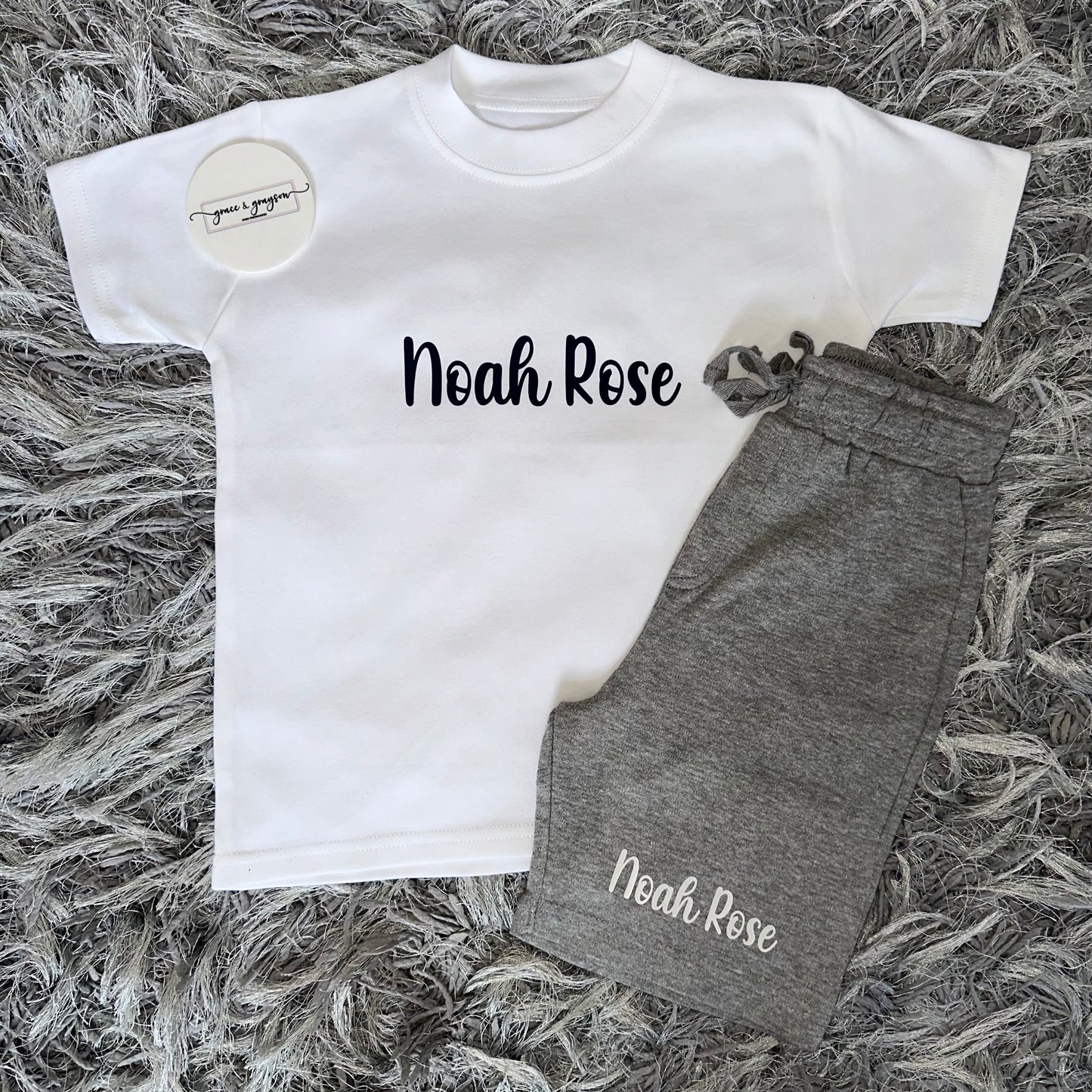 Personalised Shorts & T-Shirt Set