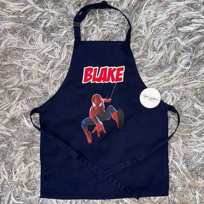 Children’s Personalised Spiderman Apron