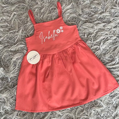 Personalised Daisy Strappy Dress