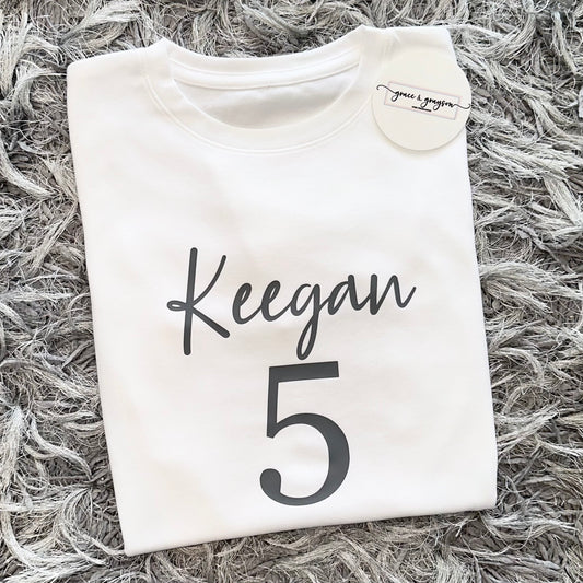 Personalised Birthday T-Shirt