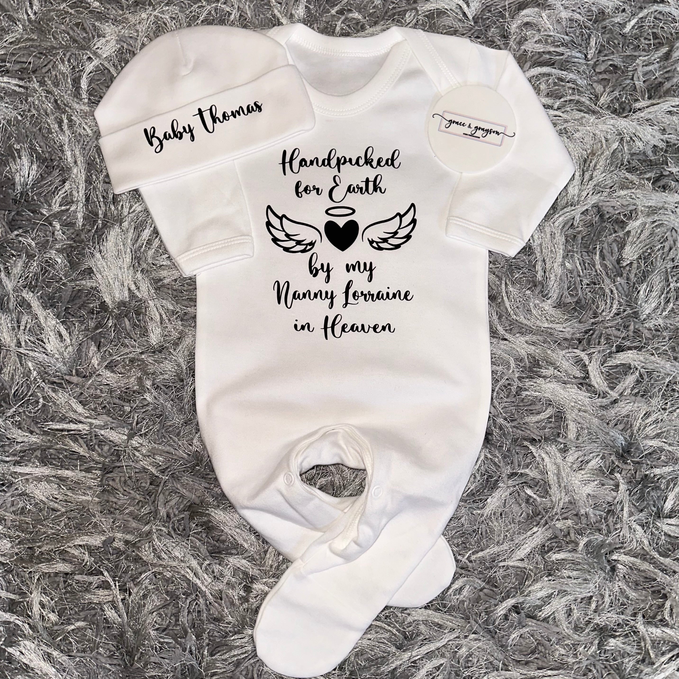 Hand Picked For Earth Baby Grow Set