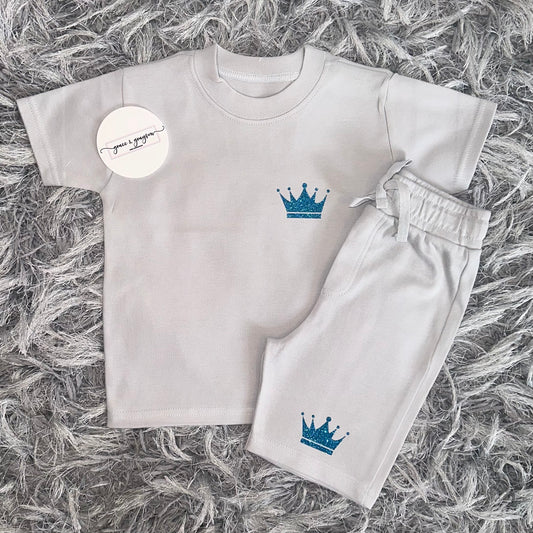 Crown Shorts & T-Shirt Set