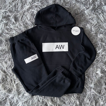 Name Bar Hoodie Tracksuit