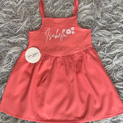 Personalised Daisy Strappy Dress
