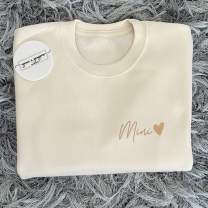 Mama & Mini Vanilla Sweatshirt