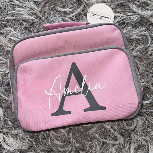 Personalised Name & Initial Lunch Bag