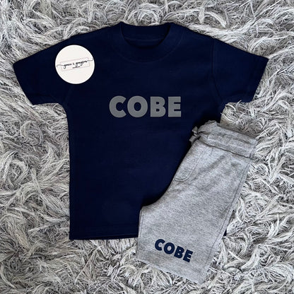 Personalised Shorts & T-Shirt Set