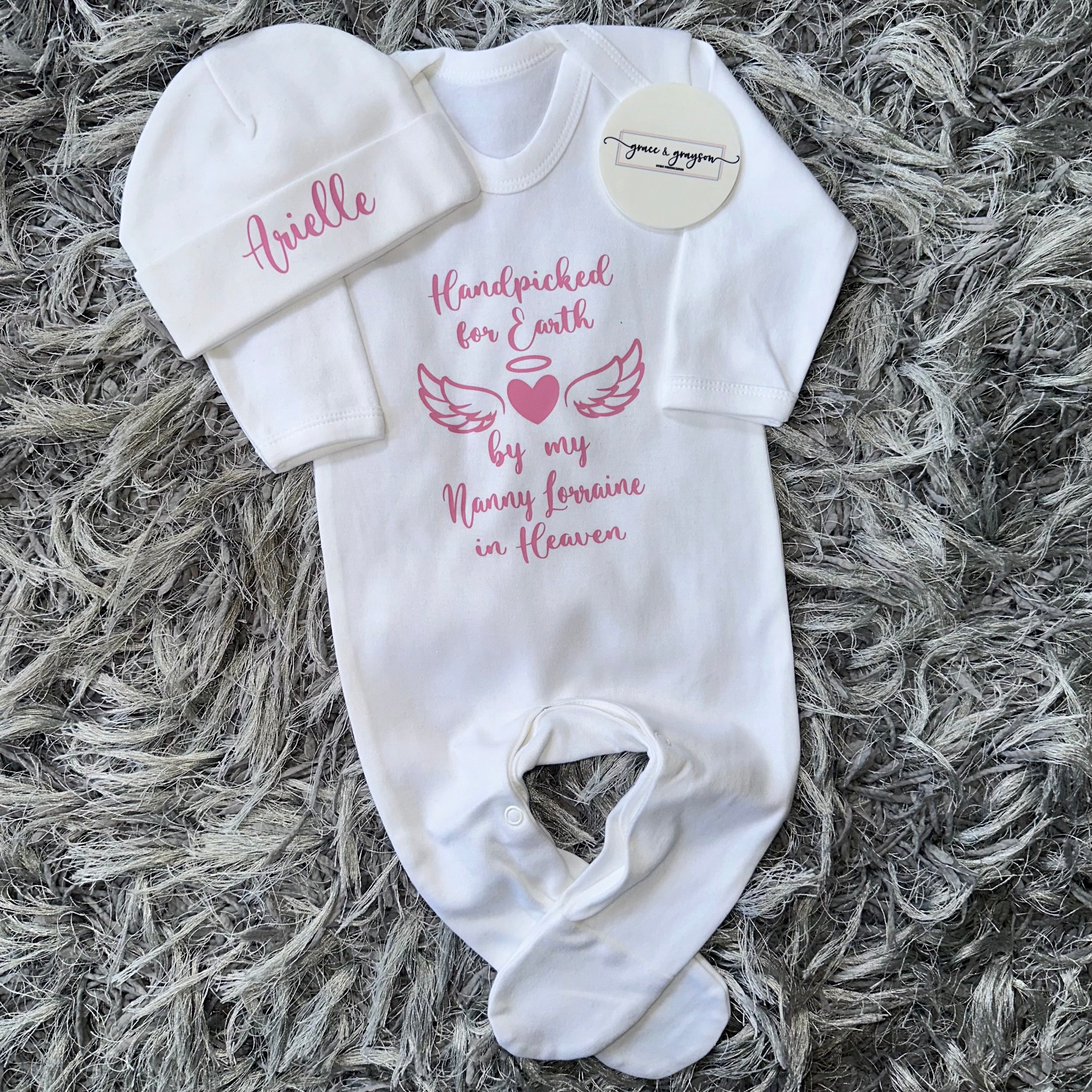 Hand Picked For Earth Baby Grow Set