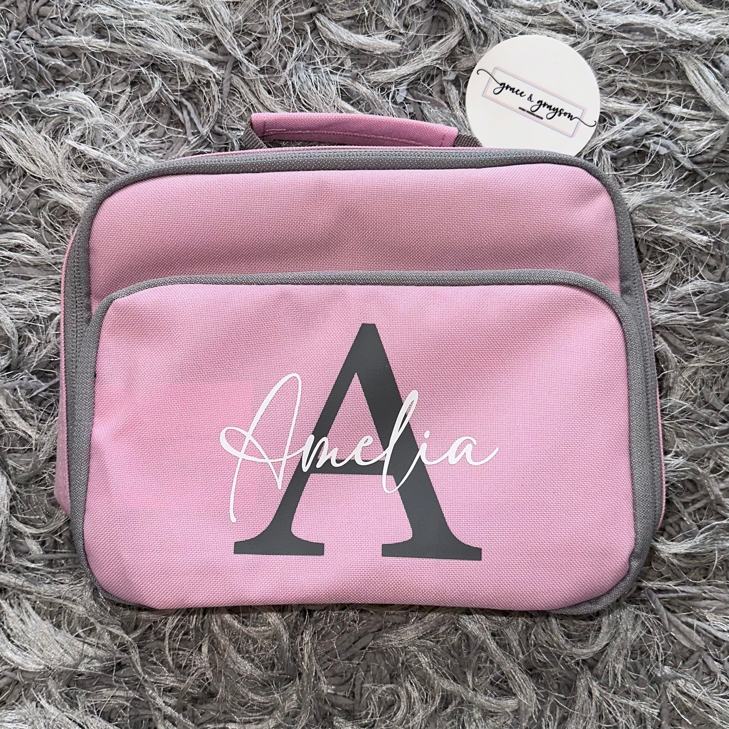 Personalised Name & Initial Lunch Bag