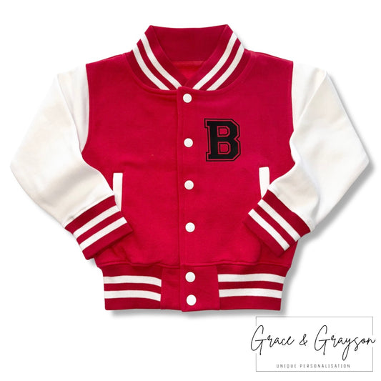 Personalised Initial Varsity Jacket