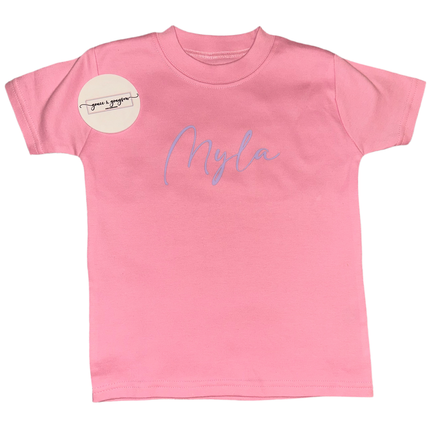 Personalised Pink T-Shirt