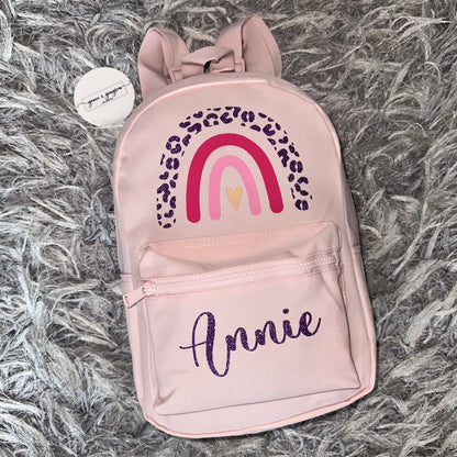 Personalised Rainbow Backpack