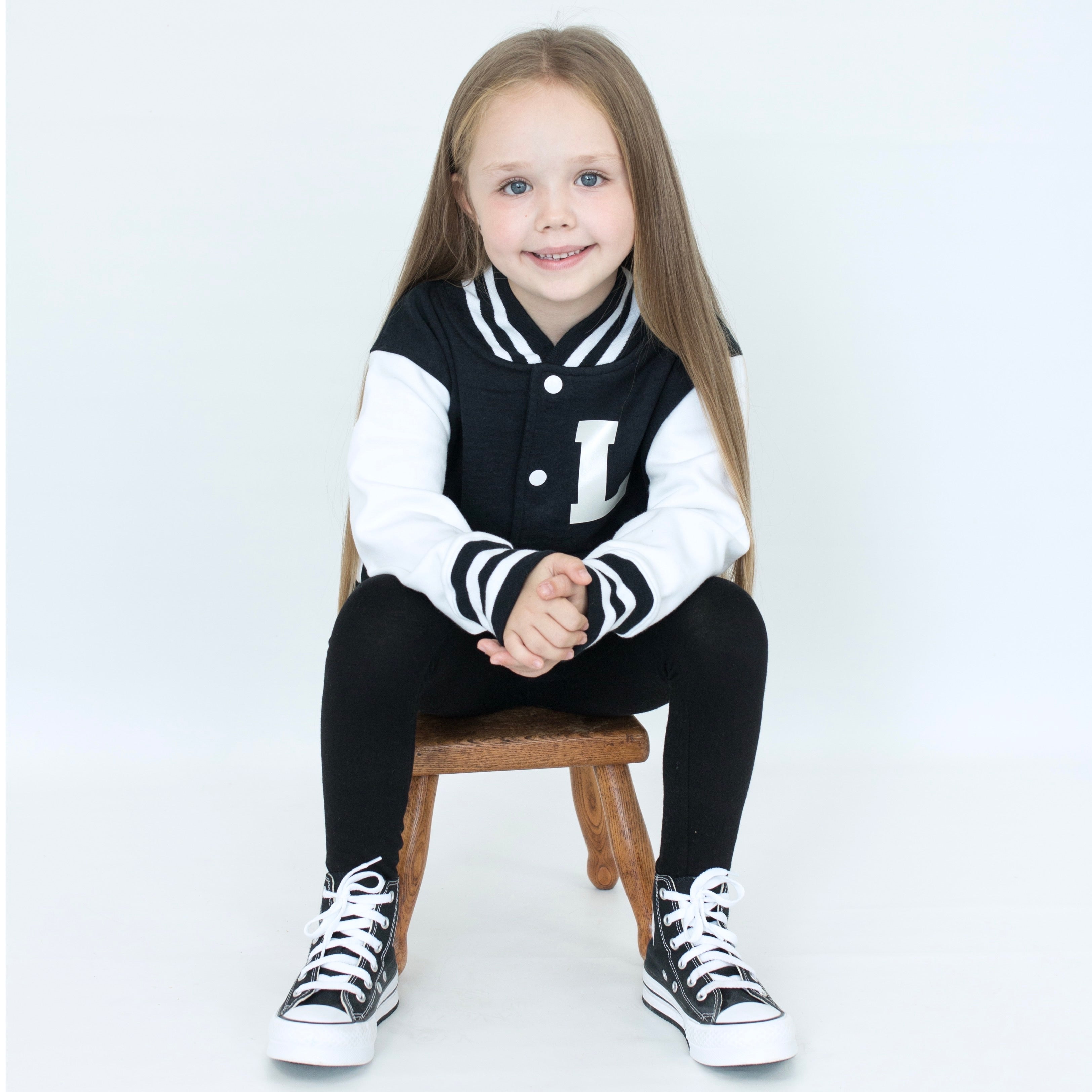 Personalised child's hot sale varsity jacket