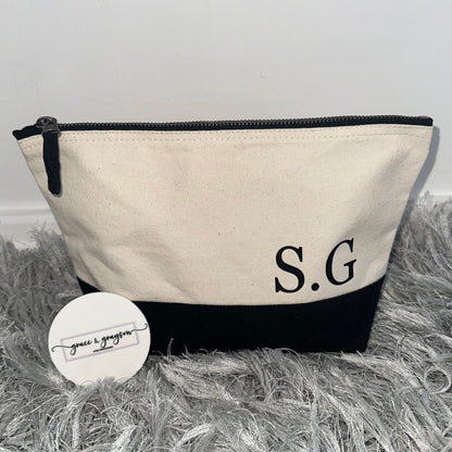 Initials Accessory Pouch