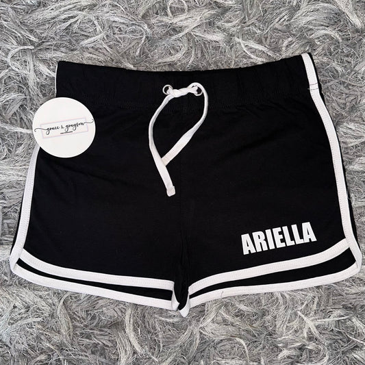 DLG Black/White Retro Shorts