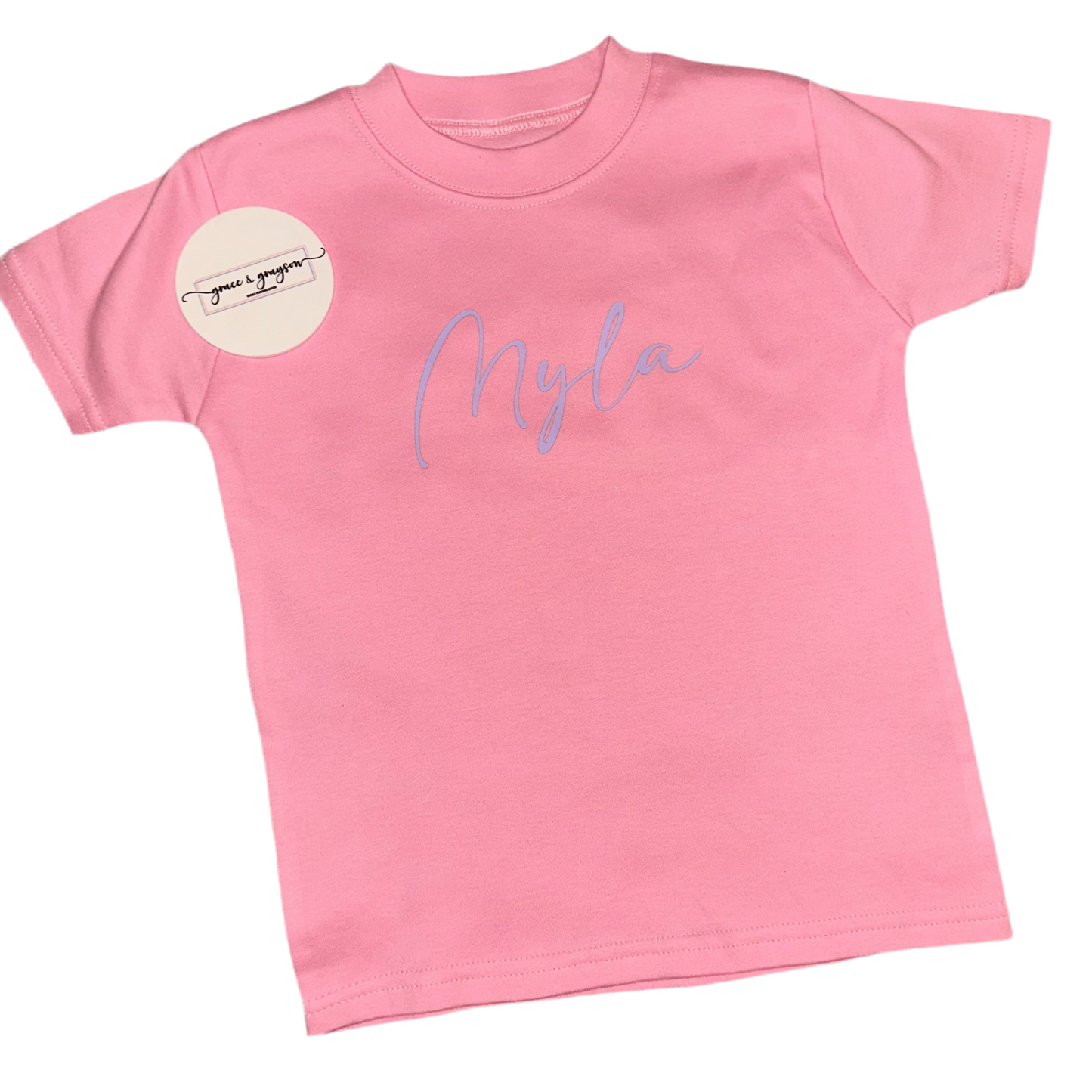 Personalised Pink T-Shirt