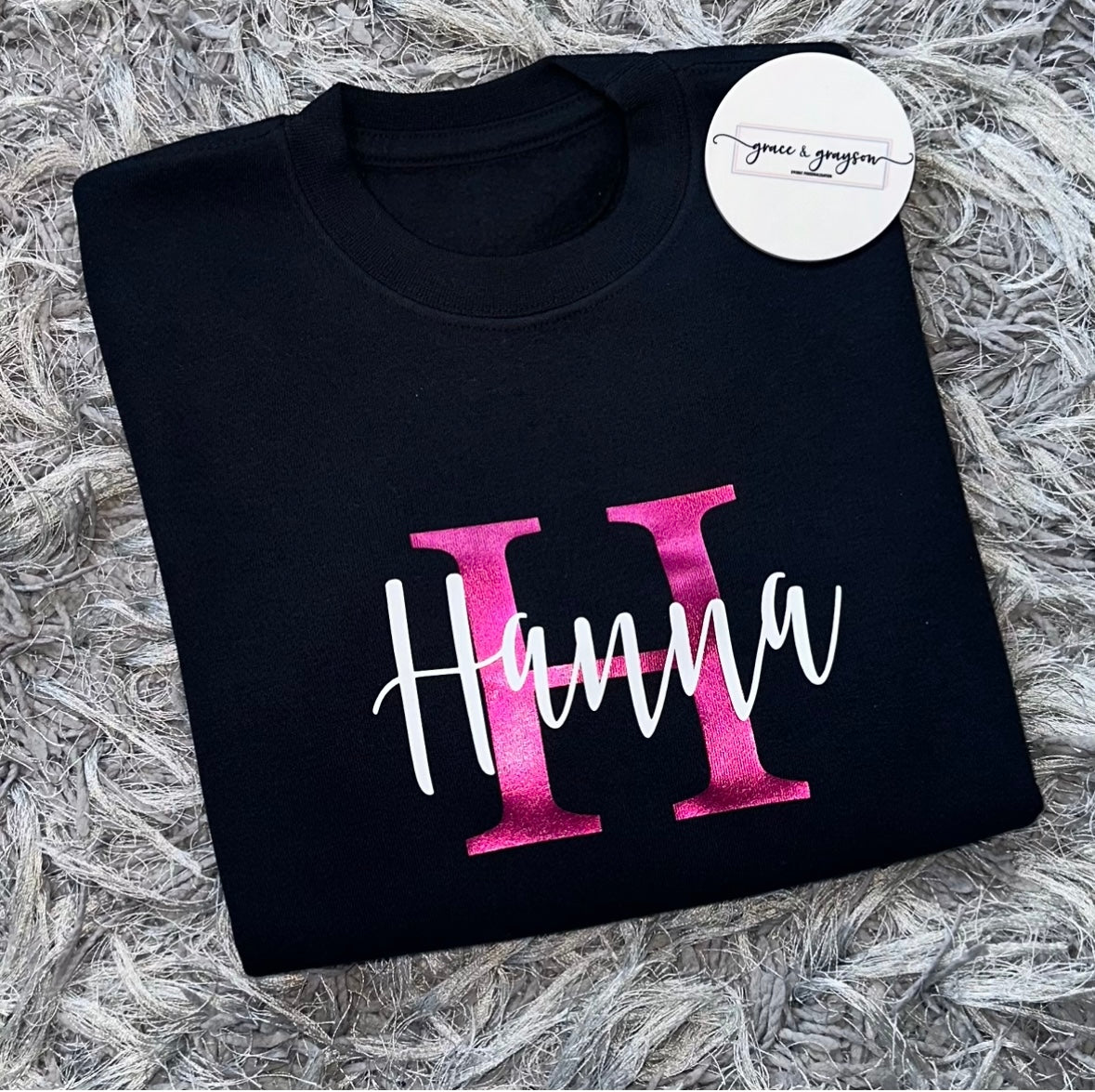 Personalised Name & Initial Sweatshirt