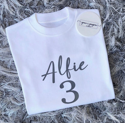 Personalised Birthday T-Shirt