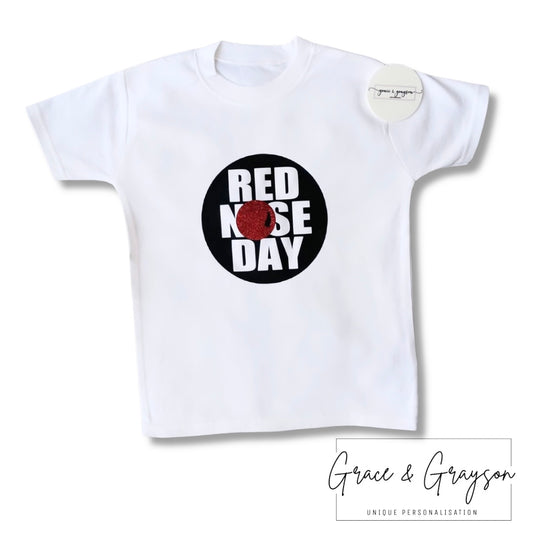 Red Nose Day White T-Shirt