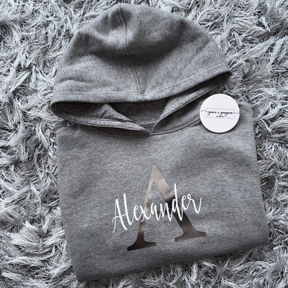 Personalised Name & Initial Hoodie