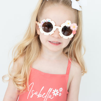 Children's Personalised Flower Sunglasses