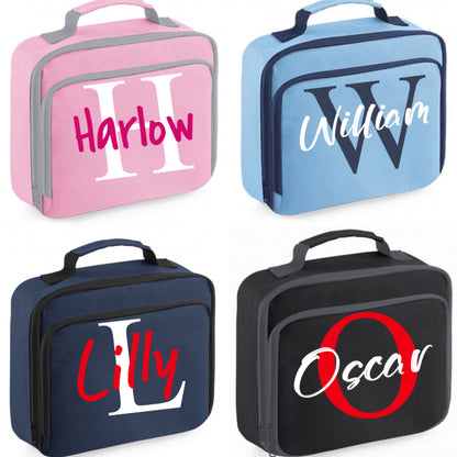 Personalised Name & Initial Lunch Bag