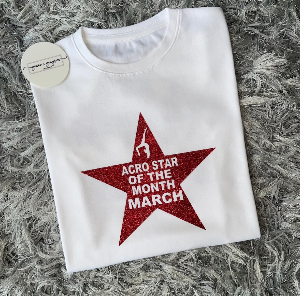 Centre Stage Academy Acro Star Of The Month Kids T-Shirt