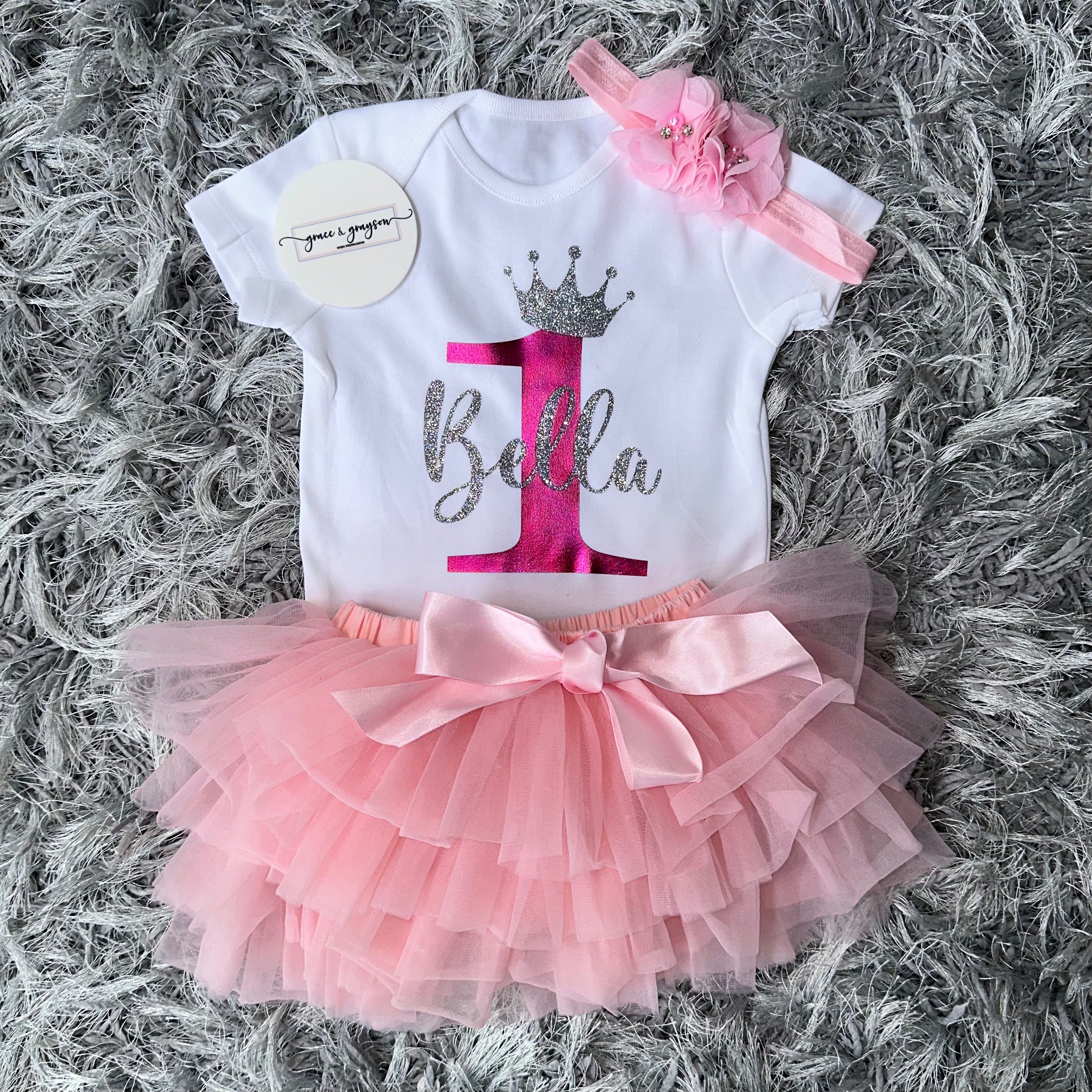 Personalised Birthday Tutu Set