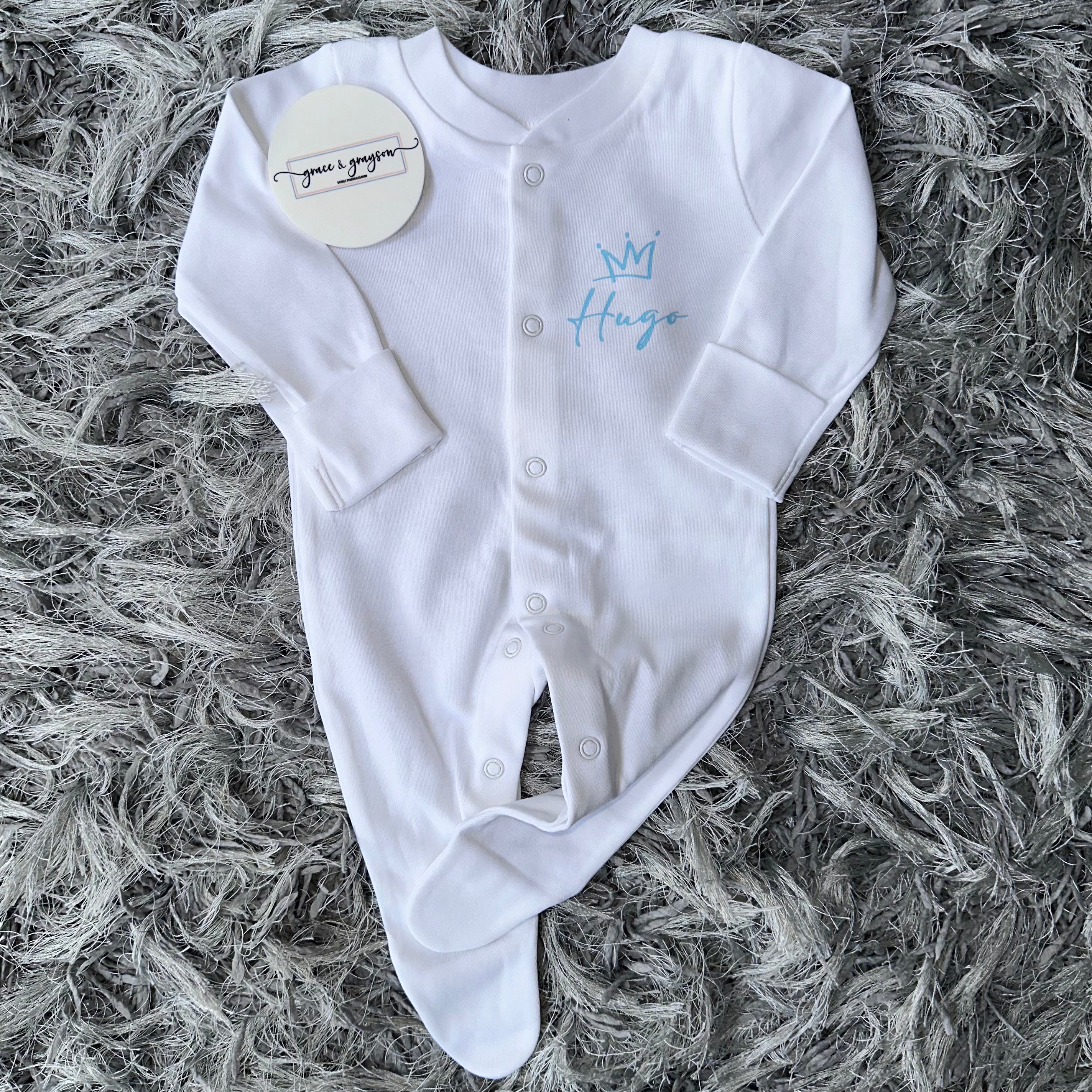 Royal Crown Baby Grow