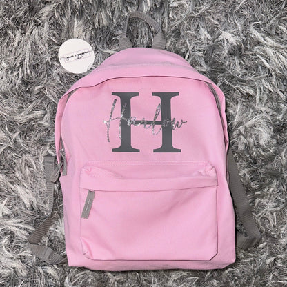 Older Kids Name & Initial Backpack