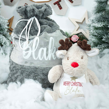 Personalised Merry Christmas Teddy Bear