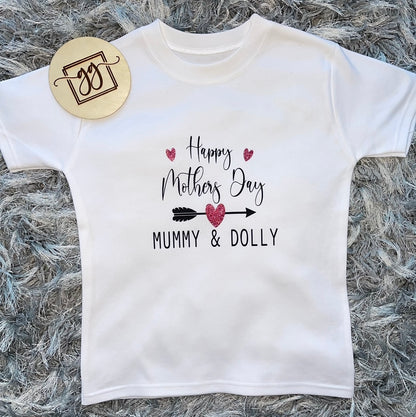 Personalised Happy Mother's Day Arrow T-Shirt