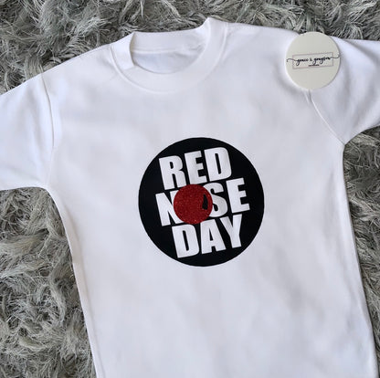 Red Nose Day White T-Shirt