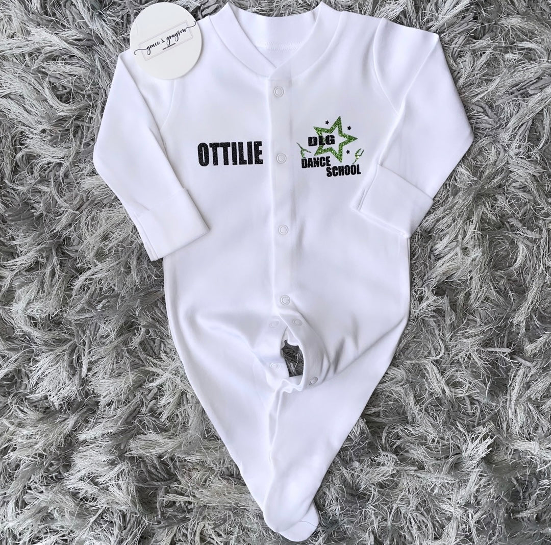 DLG Dance School Baby Grow