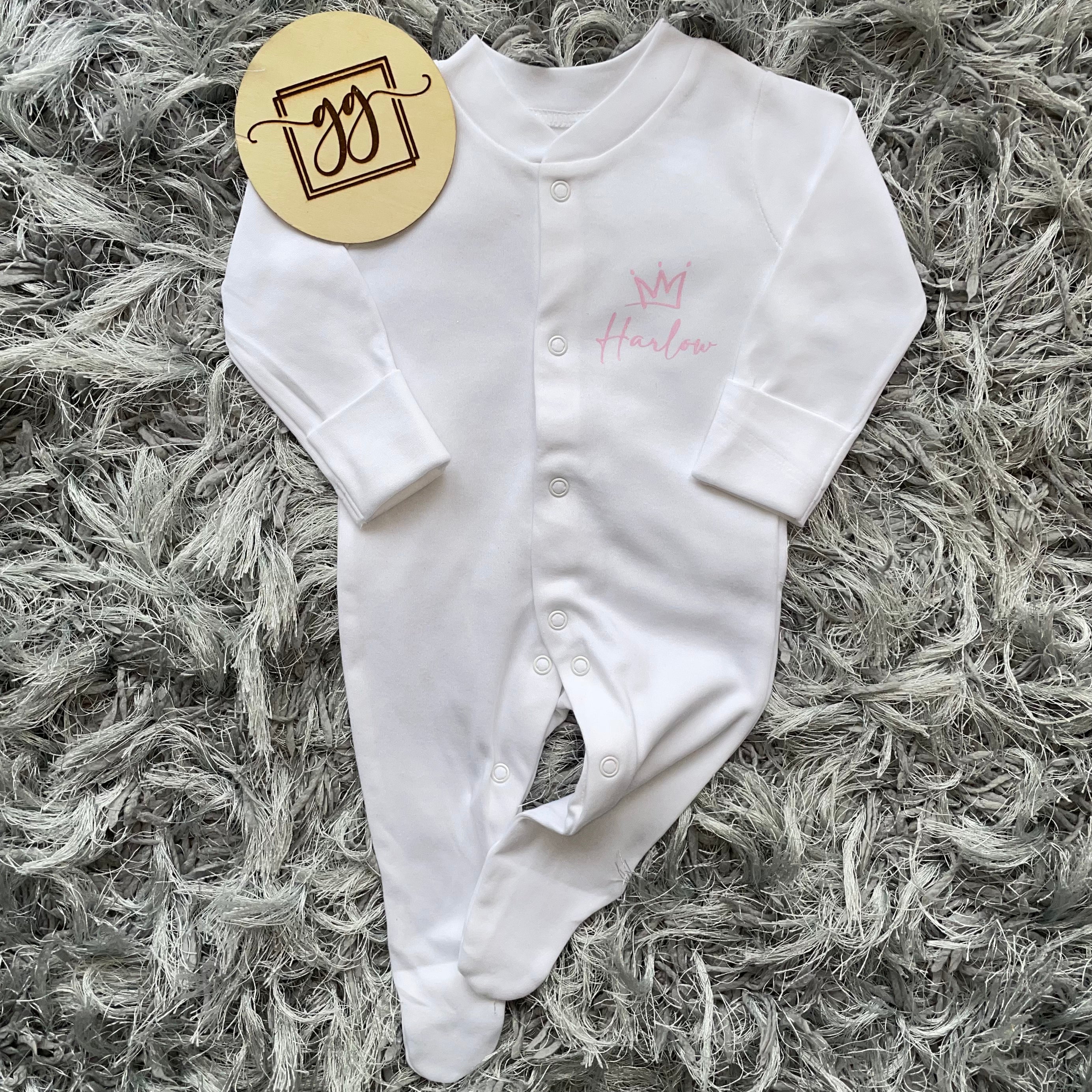 Royal Crown Baby Grow