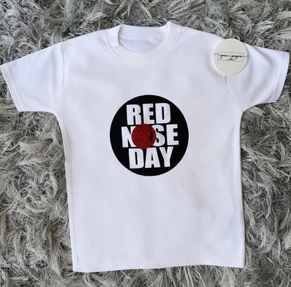 Red Nose Day White T-Shirt