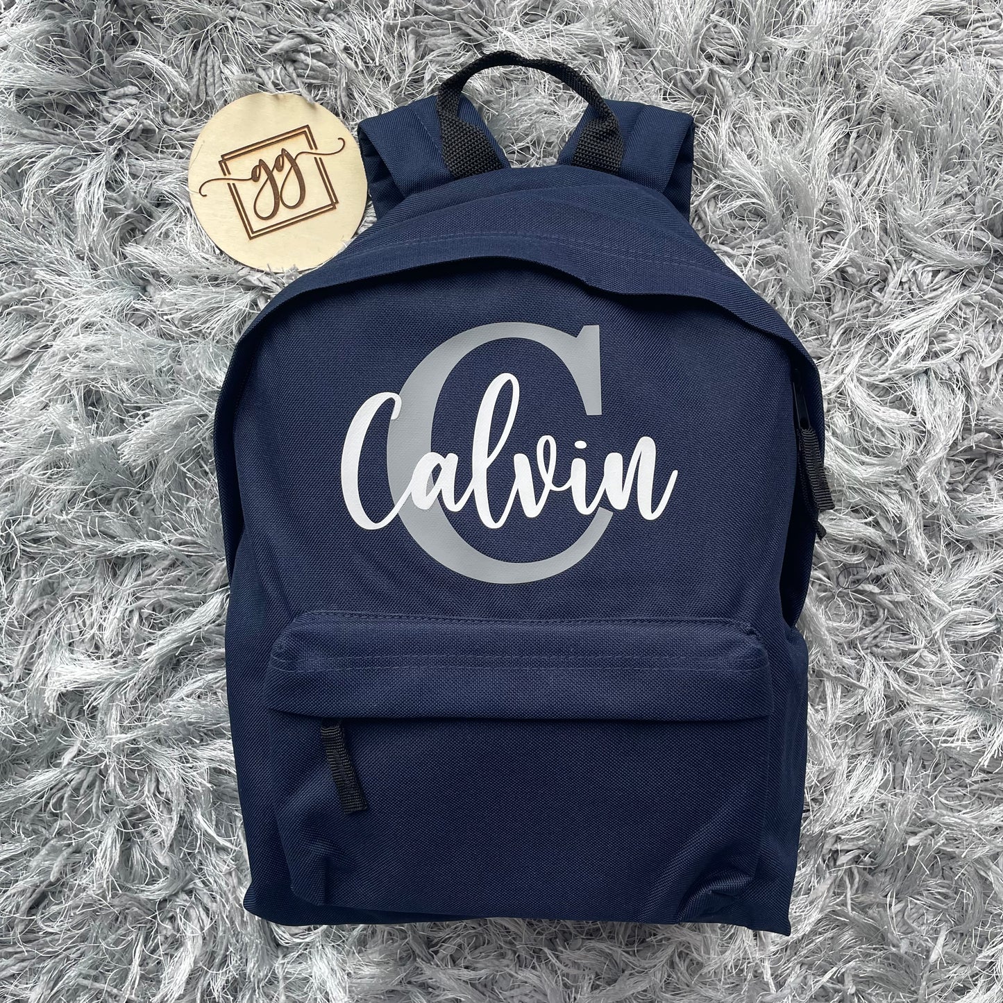 Older Kids Name & Initial Backpack