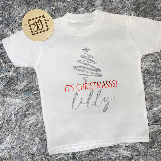 Personalised It's Christmas T-Shirt