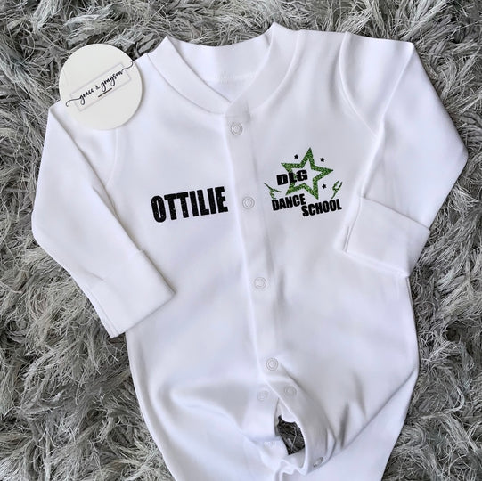 DLG Dance School Baby Grow